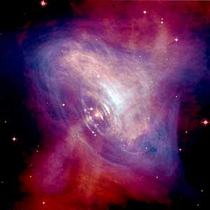 Crab Nebula Hubble Telescope